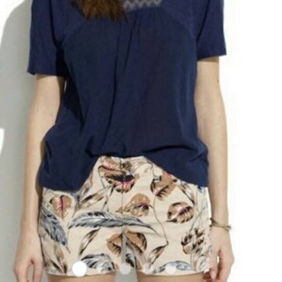 Madewell leaf print cut off shorts - Picture 6 of 6